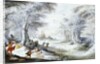 A Winter Landscape with the Massacre of the Innocents by Gysbrecht Lytens or Leytens