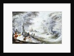 A Winter Landscape with the Massacre of the Innocents by Gysbrecht Lytens or Leytens