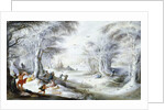 A Winter Landscape with the Massacre of the Innocents by Gysbrecht Lytens or Leytens