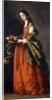 Saint Dorothea by Francisco de Zurbaran