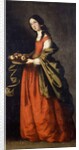 Saint Dorothea by Francisco de Zurbaran