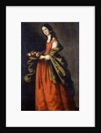 Saint Dorothea by Francisco de Zurbaran