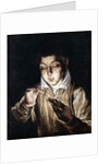 A Boy lighting a Candle by El Greco