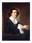 Portrait of a Physician, probably Giovanni Guglielmo Riva, seated half-length, holding a surgical instrument, c.1668-c.1672 by Carlo Maratti