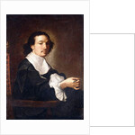 Portrait of a Physician, probably Giovanni Guglielmo Riva, seated half-length, holding a surgical instrument, c.1668-c.1672 by Carlo Maratti