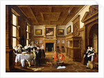 A Merry Company in an Interior by Dirck Hals