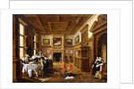 A Merry Company in an Interior by Dirck Hals