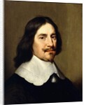 Portrait of a Gentleman, bust length, wearing Black by Gerrit van Honthorst