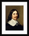 Portrait of a Gentleman, bust length, wearing Black by Gerrit van Honthorst