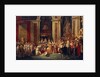 Napoleon crowning Josephine by Jacques Louis David