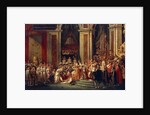 Napoleon crowning Josephine by Jacques Louis David