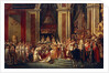 Napoleon crowning Josephine by Jacques Louis David