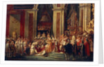 Napoleon crowning Josephine by Jacques Louis David