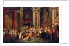 Napoleon crowning Josephine by Jacques Louis David