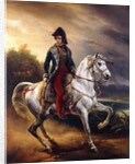 Portrait of Justo Machado y Salcedo, Spanish Consul in Paris on horseback, 1821 by Emile Jean Horace Vernet