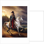 Portrait of Justo Machado y Salcedo, Spanish Consul in Paris on horseback, 1821 by Emile Jean Horace Vernet