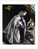 Saint Francis kneeling in Meditation by El Greco