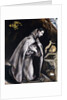 Saint Francis kneeling in Meditation by El Greco