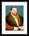 Portrait of Duke Augustus of Saxony by Lucas the Younger Cranach