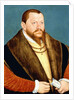 Portrait of Duke Augustus of Saxony by Lucas the Younger Cranach