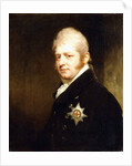 Portrait of Prince Adolphus Frederick, Duke of Cambridge, bust length wearing the Star of the Garter, 1808 by William Beechey