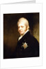 Portrait of Prince Adolphus Frederick, Duke of Cambridge, bust length wearing the Star of the Garter, 1808 by William Beechey