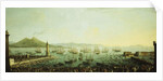 The Embarkment of King Charles III of Naples, 18th century by Antonio Joli