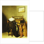 A seated Lady seen from Behind before a Virginal by Pieter Codde