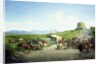 The Roman Hunt near the Tomb of Santa Cecilia, Via Appia Antiqua by Carel Max Gerlach Anton Quaedvlieg