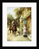The Village Postman by Heywood Hardy