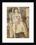 Young Girl Sitting, 1928 by Jules Pascin