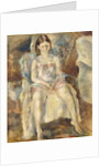 Young Girl Sitting, 1928 by Jules Pascin