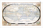 Carte Universelle, 1624 by French School