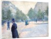 Place Saint Augustin, Misty Weather, 1878 by Gustave Caillebotte