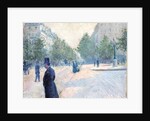 Place Saint Augustin, Misty Weather, 1878 by Gustave Caillebotte