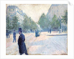 Place Saint Augustin, Misty Weather, 1878 by Gustave Caillebotte