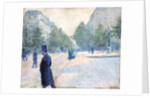 Place Saint Augustin, Misty Weather, 1878 by Gustave Caillebotte