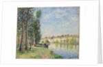The Loing at Moret, 1885 by Alfred Sisley
