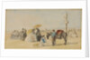 On the Beach, 1866 by Eugene Louis Boudin