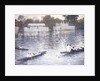 Sunday Evening, Punts on the Thames at Henley, 1924 by Christopher Richard Wynne Nevinson