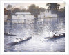 Sunday Evening, Punts on the Thames at Henley, 1924 by Christopher Richard Wynne Nevinson