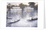 Sunday Evening, Punts on the Thames at Henley, 1924 by Christopher Richard Wynne Nevinson