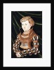 Portrait of Princess Margaret von Sachsen, small three-quarter length, wearing Court Dress by Lucas the Elder Cranach