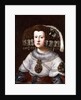 Portrait of Queen Mariana of Austria, small half-length by Diego Rodriguez de Silva Velazquez