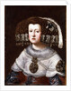 Portrait of Queen Mariana of Austria, small half-length by Diego Rodriguez de Silva Velazquez