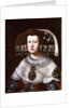 Portrait of Queen Mariana of Austria, small half-length by Diego Rodriguez de Silva Velazquez