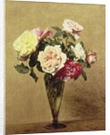 Roses in a Vase, 1892 by Ignace Henri Jean Fantin-Latour