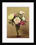 Roses in a Vase, 1892 by Ignace Henri Jean Fantin-Latour