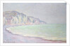 Cliffs at Pourville, 1896 by Claude Monet
