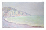 Cliffs at Pourville, 1896 by Claude Monet